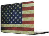 Screenguard MacBook Pro 13 Retina Hard Case Hülle USA Flagge matt