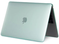 Screenguard MacBook Pro 14 Hard Case Hülle grün hochglanz