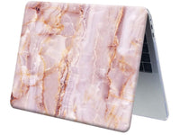 Screenguard MacBook Pro 14 Hard Case Hülle Marmor rosa