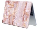 Screenguard MacBook Pro 14 Hard Case Hülle Marmor rosa