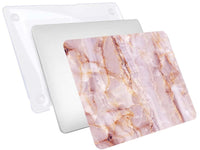 Screenguard MacBook Pro 14 Hard Case Hülle Marmor rosa