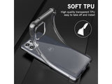 Hoch transparenter TPU Gummi Schutz Handy Hülle Clear Case klar mit verstärkten Schutzecken Bumper für das Motorola Edge 20 Lite Display und Gehäuse in transparent von Screenguard