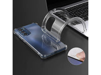 Hoch transparenter TPU Gummi Schutz Handy Hülle Clear Case klar mit verstärkten Schutzecken Bumper für das Motorola Edge 30 Display und Gehäuse in transparent von Screenguard