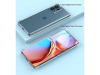 Hoch transparenter TPU Gummi Schutz Handy Hülle Clear Case klar mit verstärkten Schutzecken Bumper für das Motorola Edge 40 Pro Display und Gehäuse in transparent von Screenguard