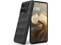 Screenguard CloudCase Handyhülle für Motorola Edge 60 Pro gegen Sturzschäden, Dellen, Kratzern. Mit Kameraschutz, erhöhtem Rahmen und Airbag Cushions für vollumfänglichen Schutz.
