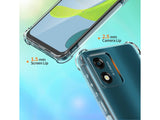 Hoch transparenter TPU Gummi Schutz Handy Hülle Clear Case klar mit verstärkten Schutzecken Bumper für das Motorola Moto E13 Display und Gehäuse in transparent von Screenguard