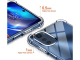 Hoch transparenter TPU Gummi Schutz Handy Hülle Clear Case klar mit verstärkten Schutzecken Bumper für das Motorola Moto E32s Display und Gehäuse in transparent von Screenguard