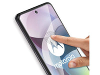 Case Friendly Screen Protector Handy Display Schutz Panzerglas Folie aus echtem 9H 2.5D Glas für Abdeckung des Motorola Moto G 5G Displays in transparent von Screenguard