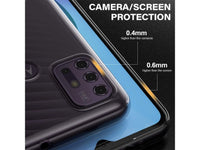 Gummi Hülle für Motorola Moto G10 aus flexiblem Soft TPU, kristallklar und transparent von Screenguard