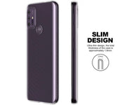 Gummi Hülle für Motorola Moto G10 aus flexiblem Soft TPU, kristallklar und transparent von Screenguard