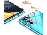 Hoch transparenter TPU Gummi Schutz Handy Hülle Clear Case klar mit verstärkten Schutzecken Bumper für das Motorola Moto G22 Display und Gehäuse in transparent von Screenguard