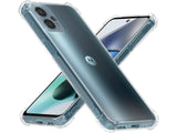 Hoch transparenter TPU Gummi Schutz Handy Hülle Clear Case klar mit verstärkten Schutzecken Bumper für das Motorola Moto G23 Display und Gehäuse in transparent von Screenguard