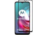 100% Fullscreen Curved Screen Protector Handy Display Schutz Glas für komplette Abdeckung des Motorola Moto G30 Display in schwarz von Screenguard