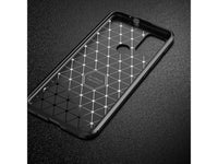 Hochwertig stabile Soft TPU Smartphone Handy Hülle im Carbon Design für Motorola Moto G30 zum Schutz des Display und Gehäuse Cover in schwarz von Screenguard