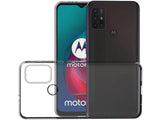 Gummi Hülle für Motorola Moto G30 aus flexiblem Soft TPU, kristallklar und transparent von Screenguard