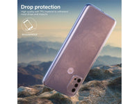 Gummi Hülle für Motorola Moto G30 aus flexiblem Soft TPU, kristallklar und transparent von Screenguard