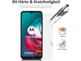 Case Friendly Screen Protector Handy Display Schutz Panzerglas Folie aus echtem 9H 2.5D Glas für Abdeckung des Motorola Moto G30 Displays in transparent von Screenguard