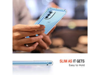 Hoch transparenter TPU Gummi Schutz Handy Hülle Clear Case klar mit verstärkten Schutzecken Bumper für das Motorola Moto G31 Display und Gehäuse in transparent von Screenguard