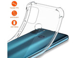 Hoch transparenter TPU Gummi Schutz Handy Hülle Clear Case klar mit verstärkten Schutzecken Bumper für das Motorola Moto G50 Display und Gehäuse in transparent von Screenguard