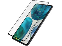 100% Fullscreen Curved Screen Protector Handy Display Schutz Glas für komplette Abdeckung des Motorola Moto G52 Display in schwarz von Screenguard