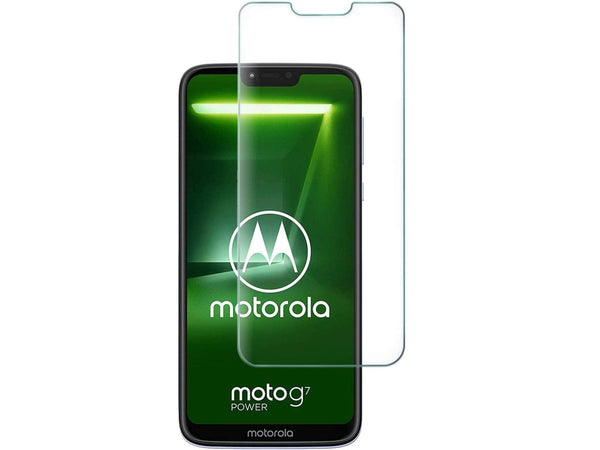 Case Friendly Screen Protector Handy Display Schutz Panzerglas Folie aus echtem 9H 2.5D Glas für Abdeckung des Motorola Moto G7 Power Displays in transparent von Screenguard