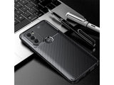 Hochwertig stabile Soft TPU Smartphone Handy Hülle im Carbon Design für Motorola Moto G71 5G zum Schutz des Display und Gehäuse Cover in schwarz von Screenguard