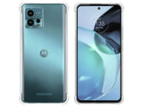 Hoch transparenter TPU Gummi Schutz Handy Hülle Clear Case klar mit verstärkten Schutzecken Bumper für das Motorola Moto G72 Display und Gehäuse in transparent von Screenguard