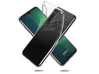 Gummi Hülle für Motorola Moto G8 Plus aus flexiblem Soft TPU, kristallklar und transparent von Screenguard