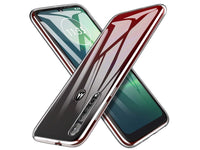 Gummi Hülle für Motorola Moto G8 Plus aus flexiblem Soft TPU, kristallklar und transparent von Screenguard