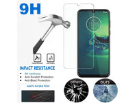 Case Friendly Screen Protector Handy Display Schutz Panzerglas Folie aus echtem 9H 2.5D Glas für Abdeckung des Motorola Moto G8 Plus Displays in transparent von Screenguard