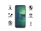 Case Friendly Screen Protector Handy Display Schutz Panzerglas Folie aus echtem 9H 2.5D Glas für Abdeckung des Motorola Moto G8 Plus Displays in transparent von Screenguard