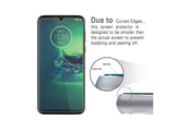 Case Friendly Screen Protector Handy Display Schutz Panzerglas Folie aus echtem 9H 2.5D Glas für Abdeckung des Motorola Moto G8 Plus Displays in transparent von Screenguard