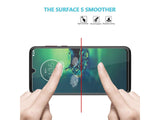 Case Friendly Screen Protector Handy Display Schutz Panzerglas Folie aus echtem 9H 2.5D Glas für Abdeckung des Motorola Moto G8 Plus Displays in transparent von Screenguard