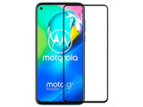 100% Fullscreen Curved Screen Protector Handy Display Schutz Glas für komplette Abdeckung des Motorola Moto G8 Power Display in schwarz von Screenguard