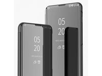 Clear View Flip Case für Motorola Moto G8 Power in schwarz von Screenguard