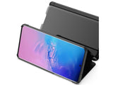 Clear View Flip Case für Motorola Moto G8 Power in schwarz von Screenguard