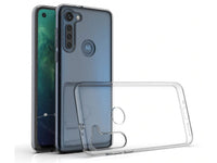 Gummi Hülle für Motorola Moto G8 Power aus flexiblem Soft TPU, kristallklar und transparent von Screenguard