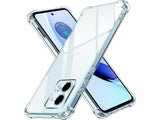 Hoch transparenter TPU Gummi Schutz Handy Hülle Clear Case klar mit verstärkten Schutzecken Bumper für das Motorola Moto G84 5G Display und Gehäuse in transparent von Screenguard