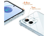 Hoch transparenter TPU Gummi Schutz Handy Hülle Clear Case klar mit verstärkten Schutzecken Bumper für das Motorola Moto G84 5G Display und Gehäuse in transparent von Screenguard
