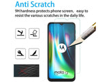 Case Friendly Screen Protector Handy Display Schutz Panzerglas Folie aus echtem 9H 2.5D Glas für Abdeckung des Motorola Moto G9 Play Displays in transparent von Screenguard