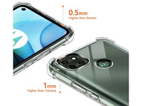 Hoch transparenter TPU Gummi Schutz Handy Hülle Clear Case klar mit verstärkten Schutzecken Bumper für das Motorola Moto G9 Power Display und Gehäuse in transparent von Screenguard