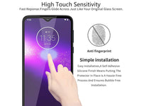 100% Fullscreen Curved Screen Protector Handy Display Schutz Glas für komplette Abdeckung des Motorola One Macro Display in schwarz von Screenguard