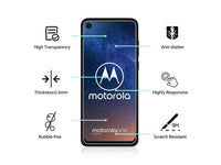 Case Friendly Screen Protector Handy Display Schutz Panzerglas Folie aus echtem 9H 2.5D Glas für Abdeckung des Motorola One Vision Displays in transparent von Screenguard