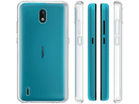 Gummi Hülle für Nokia 1.3 aus flexiblem Soft TPU, kristallklar und transparent von Screenguard