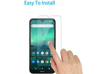 Case Friendly Screen Protector Handy Display Schutz Panzerglas Folie aus echtem 9H 2.5D Glas für Abdeckung des Nokia 1.3 Displays in transparent von Screenguard