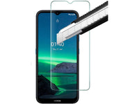 Case Friendly Screen Protector Handy Display Schutz Panzerglas Folie aus echtem 9H 2.5D Glas für Abdeckung des Nokia 1.4 Displays in transparent von Screenguard