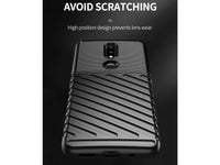 Moderne Design Hülle Cover für das Nokia 2.4 mit Stripes zum Schutz von Kratzern, Dellen, Display aus TPU Gummi in schwarz von Screenguard