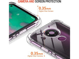 Hoch transparenter TPU Gummi Schutz Handy Hülle Clear Case klar mit verstärkten Schutzecken Bumper für das Nokia 3.4 Display und Gehäuse in transparent von Screenguard