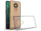 Gummi Hülle für Nokia 5.3 aus flexiblem Soft TPU, kristallklar und transparent von Screenguard