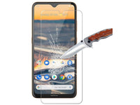 Case Friendly Screen Protector Handy Display Schutz Panzerglas Folie aus echtem 9H 2.5D Glas für Abdeckung des Nokia 5.3 Displays in transparent von Screenguard